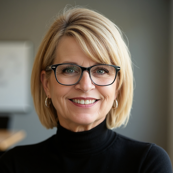 Robin Sisk welcoming a new Medicare client